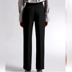 & Other Stories Wide Press Crease Trousers Black Women's 0